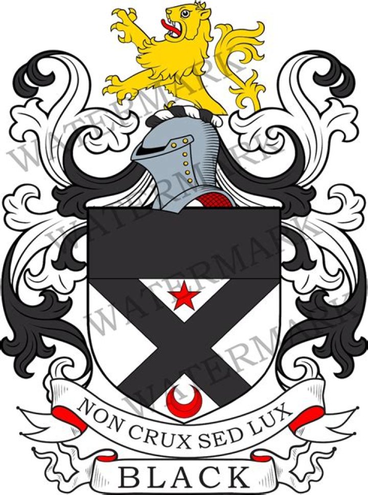What is the black family crest?